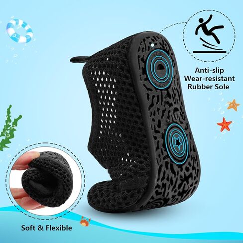 BARERUN Toddler Water Shoes Boys Girls Quick Dry Barefoot Aqua Shoes for Swim Pool Beach Non Slip Breathable Sandals Lightweight Summer House Slippers in Saudi Arabia