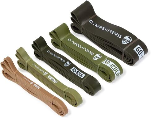 Gymreapers Pull up Resistance Bands for Weight Lifting, Pull Ups - Assistance Bands for Powerlifting, Stretching, WOD, Strength Training - for Men & Women in Saudi Arabia