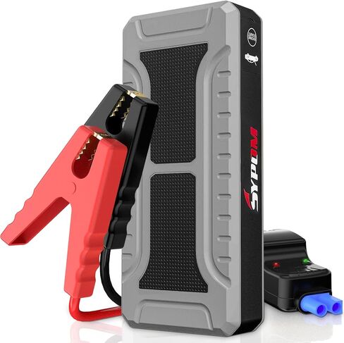 SYPOM Car Jump Starter, 4000A Peak Battery Jump Starter (for All Gas or Up to 10L Diesel), Portable Battery Booster Power Pack, 12V Auto Jump Box with LED Light,Power Bank, USB Quick Charge in Saudi Arabia