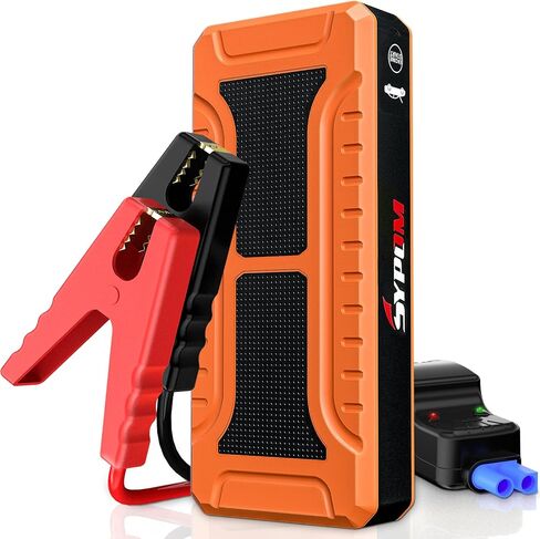 SYPOM Car Jump Starter, 4000A Peak Battery Jump Starter (for All Gas or Up to 10L Diesel), Portable Battery Booster Power Pack, 12V Auto Jump Box with LED Light,Power Bank, USB Quick Charge in Saudi Arabia