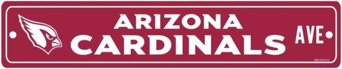 NFL Arizona Cardinals Steet Sign, 3.75 x 19-inches in Saudi Arabia