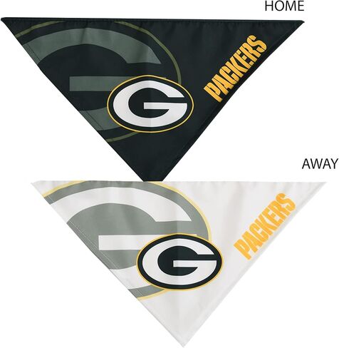 Littlearth Unisex-Adult NFL Green Bay Packers Home and Away Pet Bandana Set, Team Color, Medium in Saudi Arabia