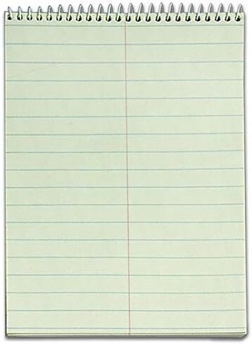 TOPS(R) Steno Books, 6in. x 9in., Gregg Ruled, 80 Pages, Green Tint in Saudi Arabia