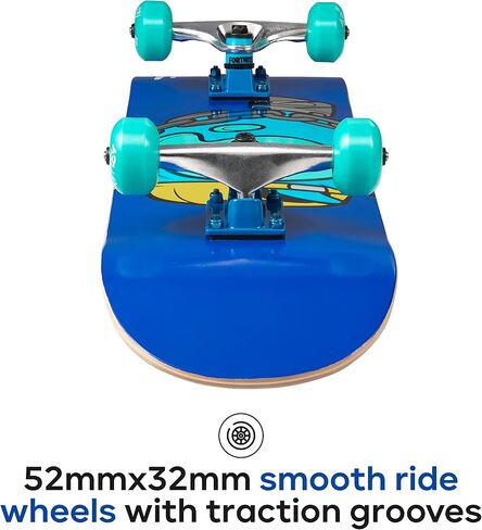 Fortnite 31" Skateboard - Cruiser Skateboard with Printed Graphic Grip Tape, ABEC-5 Bearings, Durable Deck & Smooth Wheels, Great for Teens in Saudi Arabia