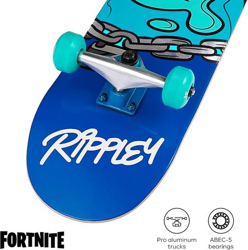 Fortnite 31" Skateboard - Cruiser Skateboard with Printed Graphic Grip Tape, ABEC-5 Bearings, Durable Deck & Smooth Wheels, Great for Teens in Saudi Arabia