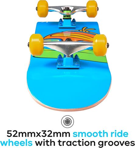 Fortnite 31" Skateboard - Cruiser Skateboard with Printed Graphic Grip Tape, ABEC-5 Bearings, Durable Deck & Smooth Wheels, Great for Teens in Saudi Arabia
