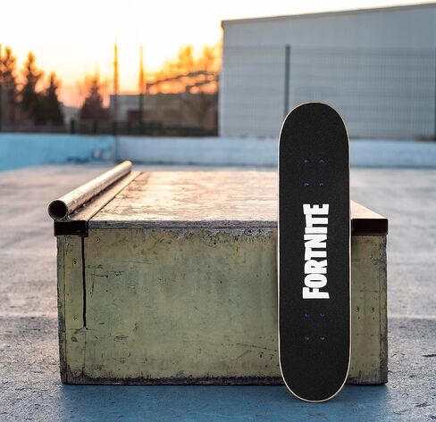 Fortnite 31" Skateboard - Cruiser Skateboard with Printed Graphic Grip Tape, ABEC-5 Bearings, Durable Deck & Smooth Wheels, Great for Teens in Saudi Arabia