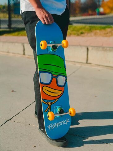Fortnite 31" Skateboard - Cruiser Skateboard with Printed Graphic Grip Tape, ABEC-5 Bearings, Durable Deck & Smooth Wheels, Great for Teens in Saudi Arabia