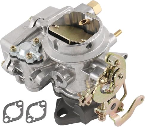 RADHLBNIU 2 Barrel Carburetor Compatible with Ford Mustang 289 302 351 Cu Jeep 360 Cu Engine, Replace Motorcraft 2100 2150 Carb Electric Choke in Saudi Arabia