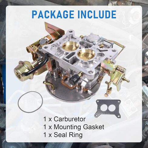 RADHLBNIU 2 Barrel Carburetor Compatible with Ford Mustang 289 302 351 Cu Jeep 360 Cu Engine, Replace Motorcraft 2100 2150 Carb Electric Choke in Saudi Arabia