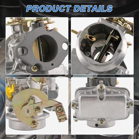 RADHLBNIU 2 Barrel Carburetor Compatible with Ford Mustang 289 302 351 Cu Jeep 360 Cu Engine, Replace Motorcraft 2100 2150 Carb Electric Choke in Saudi Arabia