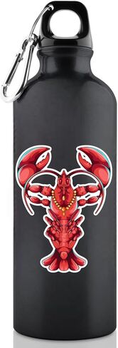 Lobster Sticker Decal 4" Easy Peel Vinyl Waterproof Aesthetic Indoor and Outdoor Stickers, Great for Cars, Skateboards, Laptops, Helmets and Computers. (1pcs) in Saudi Arabia