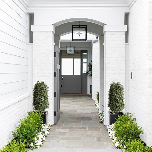 شجيرات خشب البقس توبياري الاصطناعية لديكور المنزل والحديقة نابض بالحياة للاستخدام الداخلي والخارجي 3Ft خشب البقس in Kuwait