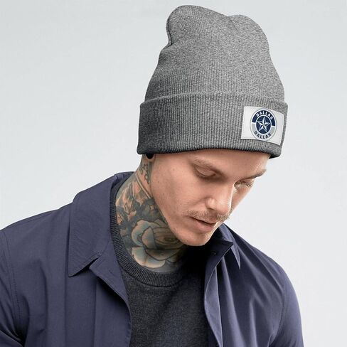 Dallas Winter Beanie Hats for Men Cuffed Knit Cap for Football Fans Gifts in Saudi Arabia