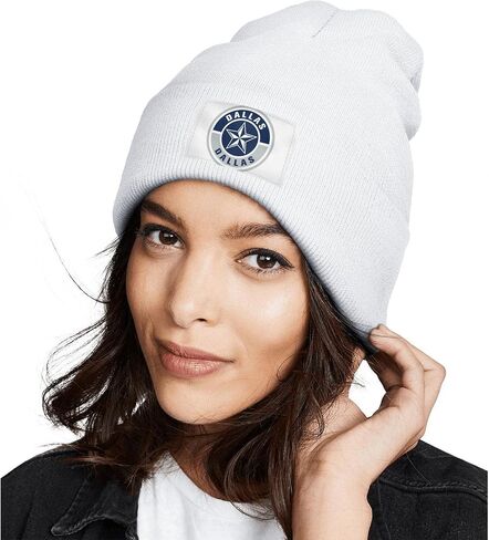 Dallas Winter Beanie Hats for Men Cuffed Knit Cap for Football Fans Gifts in Saudi Arabia