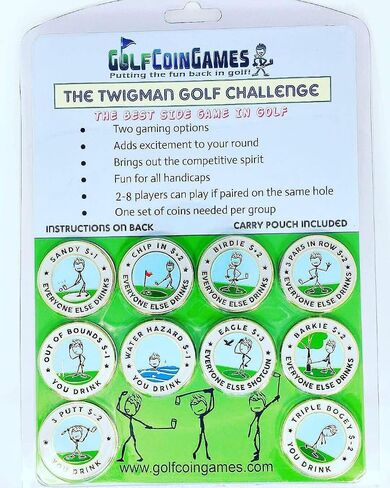 The Twigman Golf Challenge Coin Golf Game in Saudi Arabia