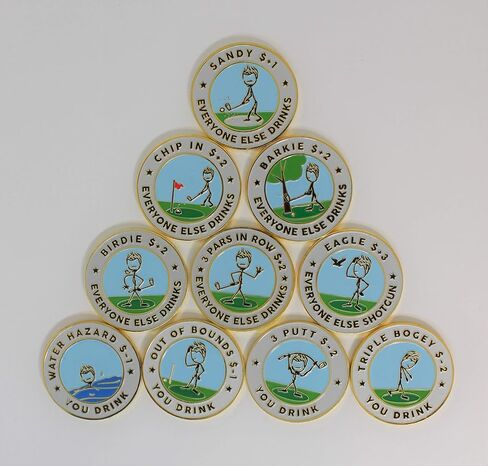 The Twigman Golf Challenge Coin Golf Game in Saudi Arabia