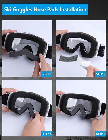 Anti-fog Replacement Sponge Nose Pads Pieces for Oakley Line Miner L OO7070 Snow Goggle-Standard Fit/Low Bridge Fit in Saudi Arabia