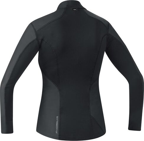 GORE Wear Women's Windproof Stand-Up Collar Inner Layer Shirt, GORE M WINDSTOPPER Base Layer Thermo Turtleneck, Size: S, Color: Black, 100322 in Saudi Arabia