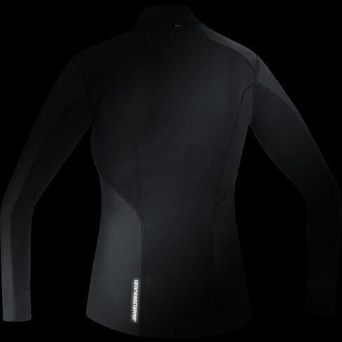 GORE Wear Women's Windproof Stand-Up Collar Inner Layer Shirt, GORE M WINDSTOPPER Base Layer Thermo Turtleneck, Size: S, Color: Black, 100322 in Saudi Arabia