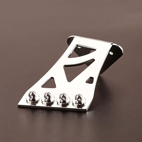 Metal Banjo Tailpiece 4 String Banjo Tailpiece Guitar Tailpiece Banjo Part Instrument Accessory 2.87X1.57X1.22in in Saudi Arabia