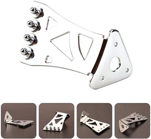 Metal Banjo Tailpiece 4 String Banjo Tailpiece Guitar Tailpiece Banjo Part Instrument Accessory 2.87X1.57X1.22in in Saudi Arabia