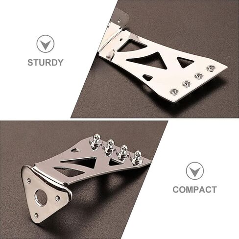 Metal Banjo Tailpiece 4 String Banjo Tailpiece Guitar Tailpiece Banjo Part Instrument Accessory 2.87X1.57X1.22in in Saudi Arabia