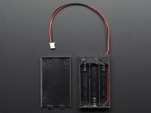 إكسسوارات Adafruit حامل بطارية 3xAAA مع مفتاح تشغيل/إيقاف (قطعة واحدة) in Saudi Arabia
