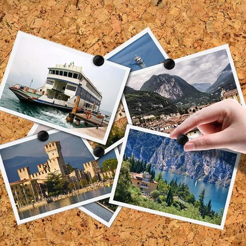 100 PCS Clear Push Pins, Plastic Thumb Tacks for Wall, Wall Tacks for Hanging, Standard Clear Plastic Head and Steel Point Push Pins for Cork Board in Saudi Arabia