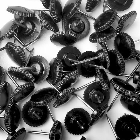 100 PCS Clear Push Pins, Plastic Thumb Tacks for Wall, Wall Tacks for Hanging, Standard Clear Plastic Head and Steel Point Push Pins for Cork Board in Saudi Arabia