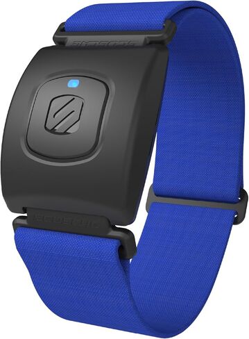 Scosche Rhythm R+2.0: Waterproof/Dustproof Armband with ANT+ & BLE Bluetooth Smart for Hyper Accurate Workout Heart Rate Monitoring with Wahoo, Peloton, LED Monitor, DDP Yoga, Strava in Saudi Arabia