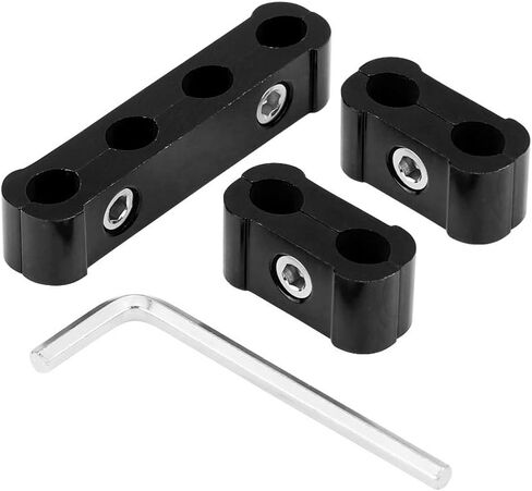 يلوح في الأفق شمعة اشعال السيارة، مقسم سلك المحرك، سبائك الألومنيوم، فاصل سلك توصيل الشرارة 8 مم 9 مم 10 مم 12 قطعة (أسود) in Kuwait