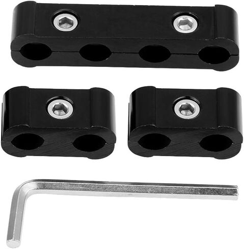 يلوح في الأفق شمعة اشعال السيارة، مقسم سلك المحرك، سبائك الألومنيوم، فاصل سلك توصيل الشرارة 8 مم 9 مم 10 مم 12 قطعة (أسود) in Kuwait