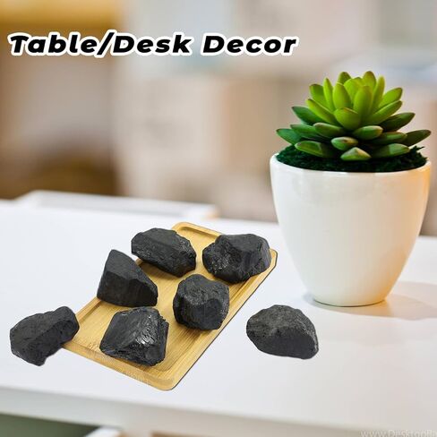 مجموعة بلورات التورمالين السوداء من MAIBAOTA، بلورات شفاء طبيعية من حجر الكريستال بوزن 1 رطل لتهدئة وتنقية الطاقة، حجر خام غير منتظم للسقوط والتلميع وتغليف الأسلاك واليكا والريكي in Kuwait