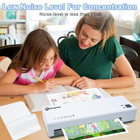 آلة تغليف، آلة تغليف حرارية وباردة 4 في 1 مع 50 قطعة من أوراق التغليف، آلة تغليف شخصية مقاس 9 بوصات مع قاطع ورق ومستدير زاوية للاستخدام في المكاتب التجارية والمنزل والمدرسة in Kuwait