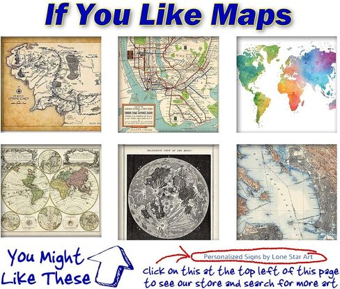 Flat Earth Map of the Square and Stationary Earth - 11x14 1893 Map by Orlando Ferguson This Map Is of the World in Saudi Arabia