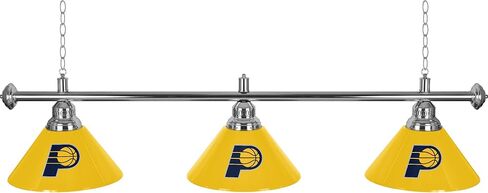 Trademark Global 3-Shade Hanging Lamp - Indiana Pacers Logo 60-Inch Light with Pull Chain - Bar, Garage or Man Cave Decor in Saudi Arabia