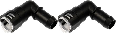 Dorman 800-418 Heater Hose Connector 3/4 x 3/4 Compatible with Select Ford / Lincoln Models, Black, 1 Count (Pack of 1) in Saudi Arabia