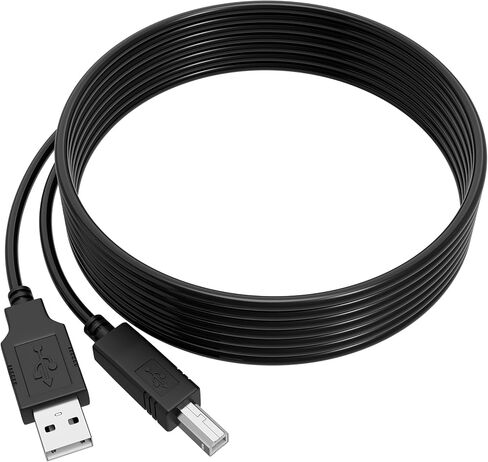 كابل USB 6.6ft لطابعة HP Deskjet 2512 2514 2520HC 2540 2541 2542 2543 2544 in Saudi Arabia