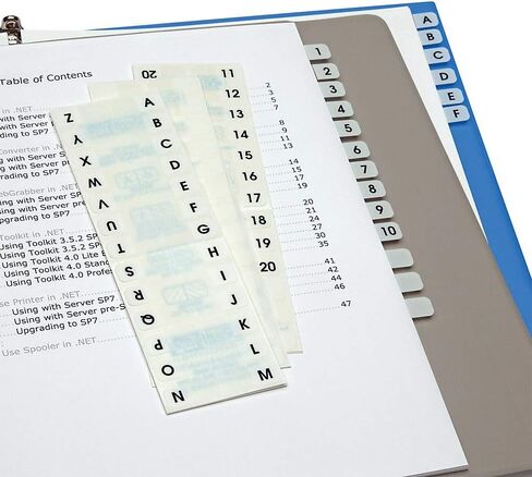 Redi-Tag, RTG31005, Permanent Alphabetical Tab Indexes, 104 / Pack in Saudi Arabia
