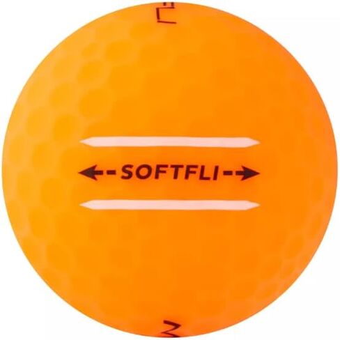 Maxfli 2023 Softfli Matte Golf Balls- 12 Pack, Compression 35, Enhanced Alignment Aid, Ultra-Low Compression Exceptionally Soft Feel in Saudi Arabia
