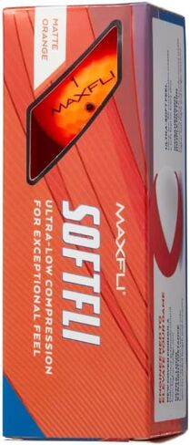 Maxfli 2023 Softfli Matte Golf Balls- 12 Pack, Compression 35, Enhanced Alignment Aid, Ultra-Low Compression Exceptionally Soft Feel in Saudi Arabia