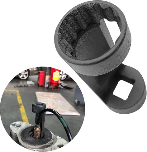 ZKTOOL Strut Nut Socket 16mm 18mm 19mm 21mm 22mm 24mm with 12 Point 1/2" Drive Suspension Strut Spreader Socket 9pc Shock Absorber Tool……… in Saudi Arabia