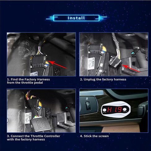 WonVon 10 Drive 10-Mode Electronic Throttle Controller Car Accessories Modified Tune Fits For MASERATI,CHRYSLER,DODGE,JEEP in Saudi Arabia