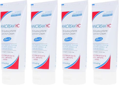 Vanicream HC 1% Hydrocortisone Anti-Itch Cream - 2 oz, Pack of 4 in Kuwait