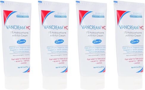 Vanicream HC 1% Hydrocortisone Anti-Itch Cream - 2 oz, Pack of 4 in Kuwait
