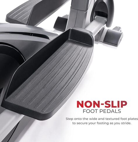 Sunny Health & Fitness Elliptical Cross Trainer Exercise Machine, Full Body Low-Impact and 24-Unique Workout Modes with Optional Exclusive SunnyFit App and Enhanced Bluetooth Connectivity in Saudi Arabia
