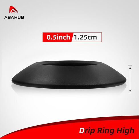 Abahub 2 قطعة من حلقات تنقيط مجداف الكاياك لمجاديف الكاياك والزورق، ملحقات مجداف متينة للحماية من الرذاذ in Kuwait