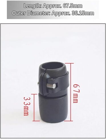 مجداف سوب من النايلون الأسود سريع الإصدار، أداة ضبط عمود المشبك، ملحقات مجداف الكاياك in Kuwait