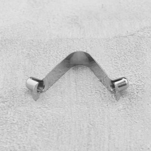 Create idea 20PCS Kayak Paddle Snap Spring Clips 6mm Push Button Spring Clip for Kayak Paddle Tent Pole Manganese Steel Silver (Double Button) in Saudi Arabia